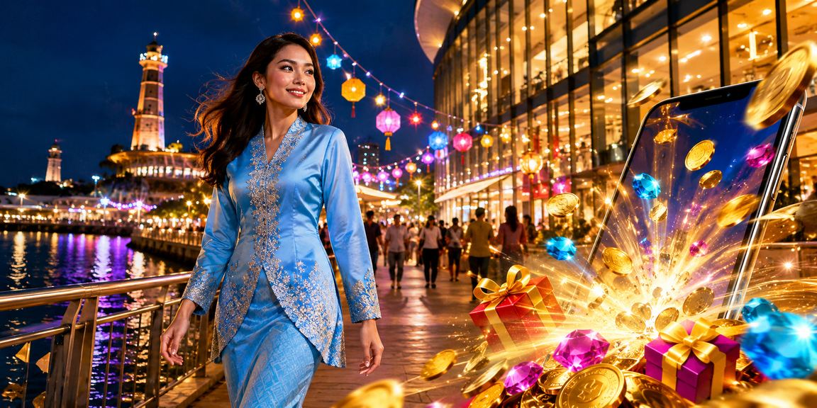 Kasino mudah alih Malaysia dengan pakaian tradisional baju kurung diakses melalui g60
